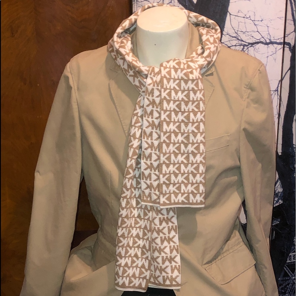 Michael Kors Monogrammed Scarf